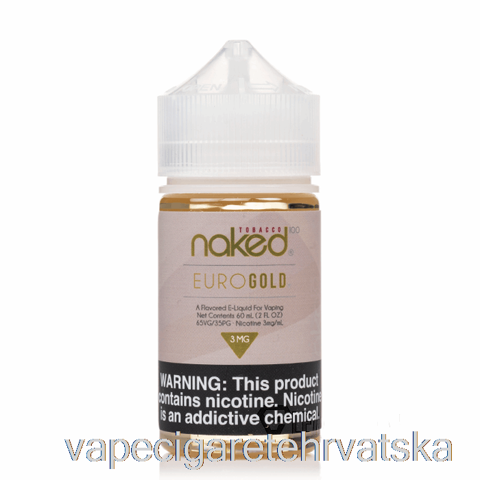 Vape Hrvatska Euro Gold - Naked 100 Tobacco - 60ml 0mg